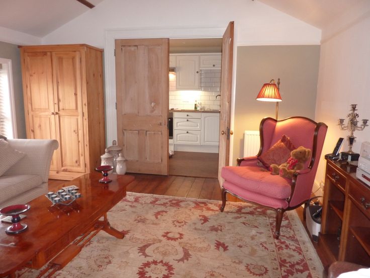 The comfortable lounge complete with large sofa and elegant 