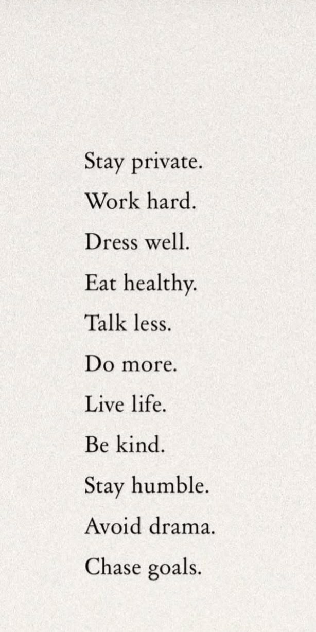 Keep it easy, keep it mindful