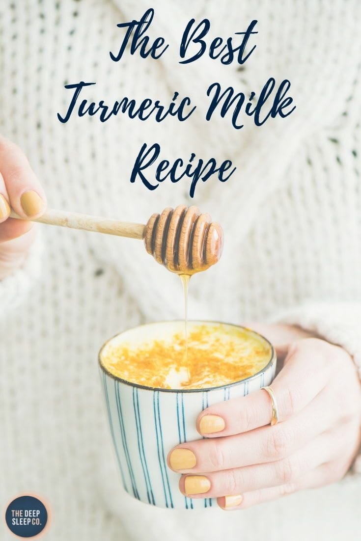 Turmeric milk is a natural, easy and tasty sleep aid with a 