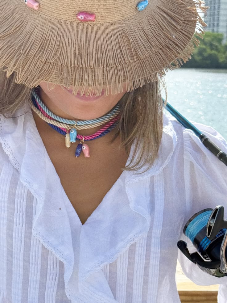 gone fishing rope necklaces !!! online tomorrow at 11 am est