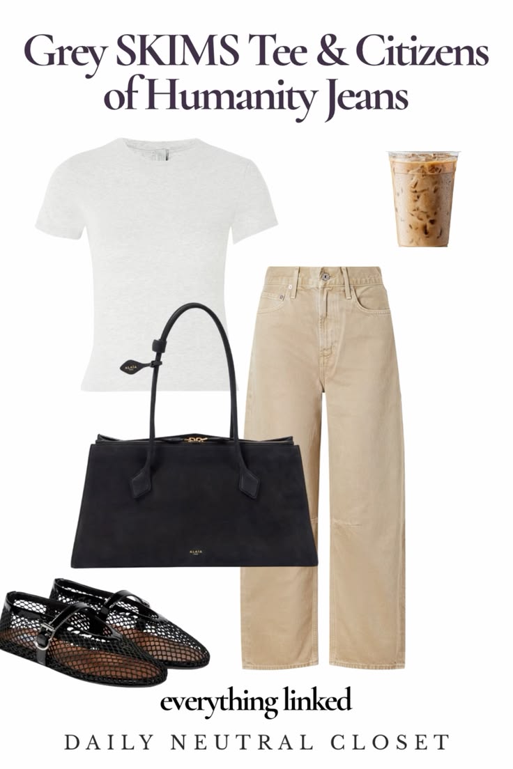 Elevate your everyday wardrobe with this timeless neutral ou