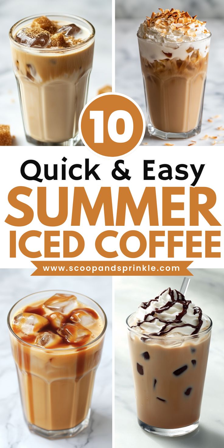 Cool down with these refreshing summer iced coffee recipes! 