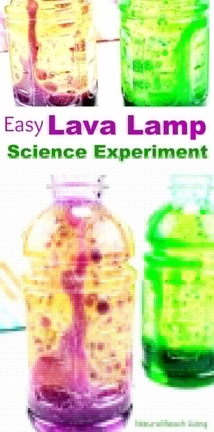 easy lava lamp science experiment for kids, homemade lava la