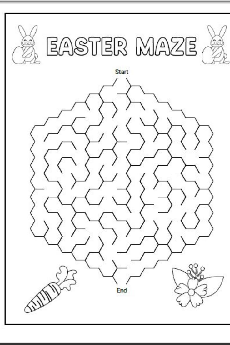 Engage children with these printable maze worksheets designe