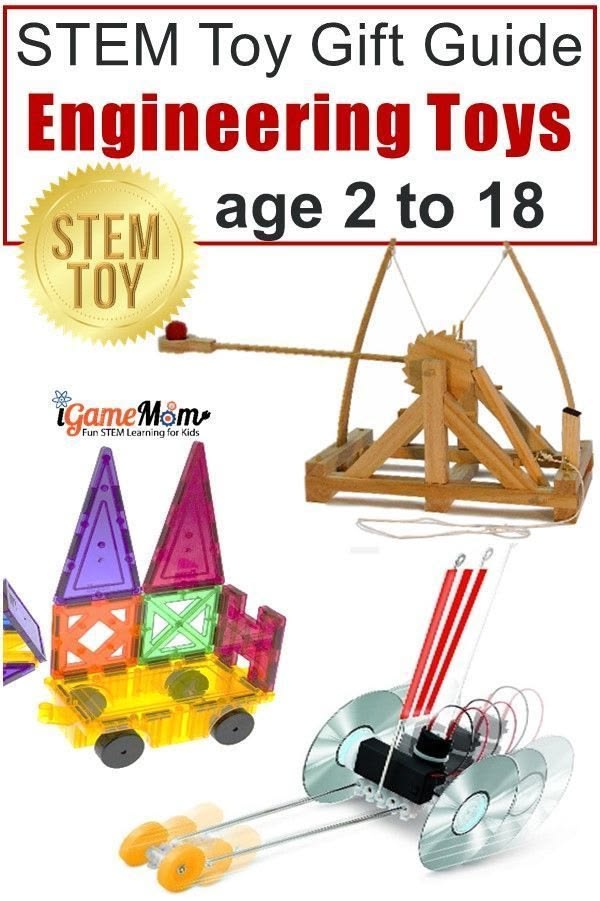 Best Engineering Toys for Kids preschool to school age. Lear