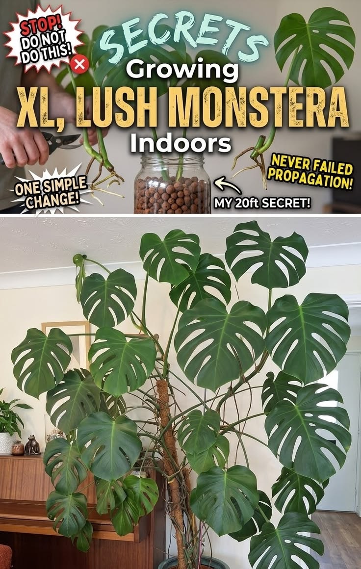 Start with a variety that can grow big and full. Monstera de