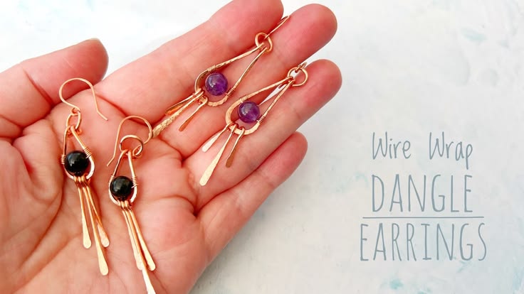 DIY Wire Earrings - Easy Wire Jewelry For Beginners - Handma