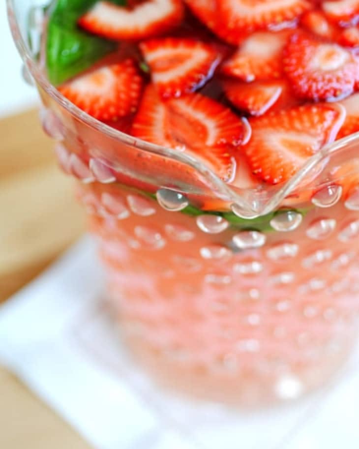 This 4-Ingredient Strawberry Margarita Comes in a Pitcher. C