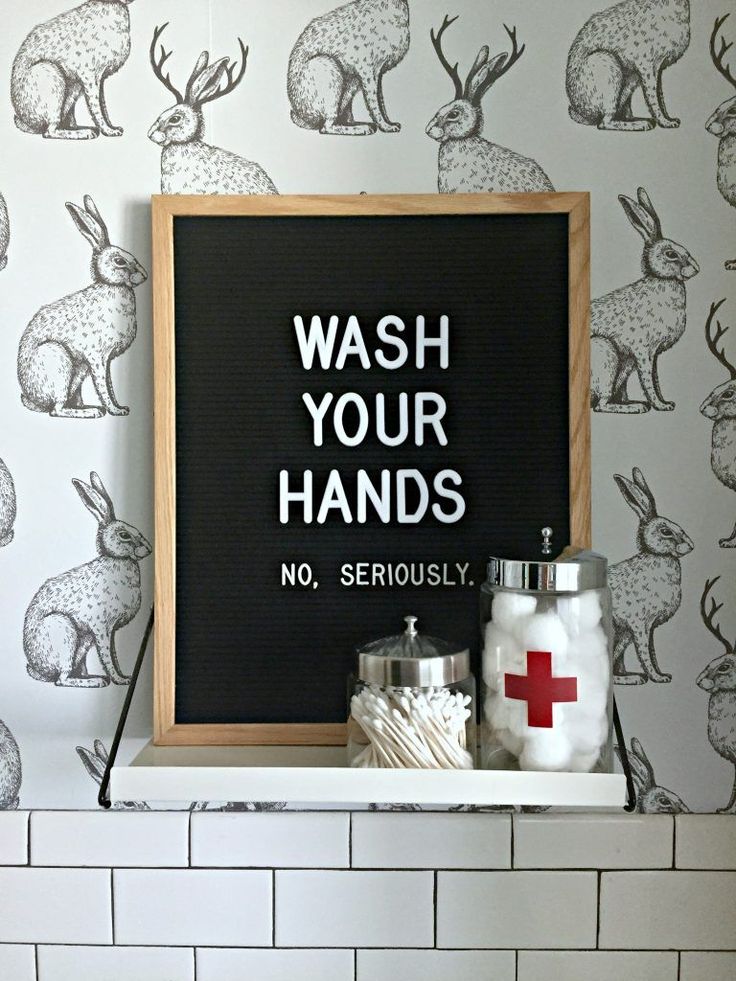 Using red vinyl to embellish a vintage medical jar. #Bathroo