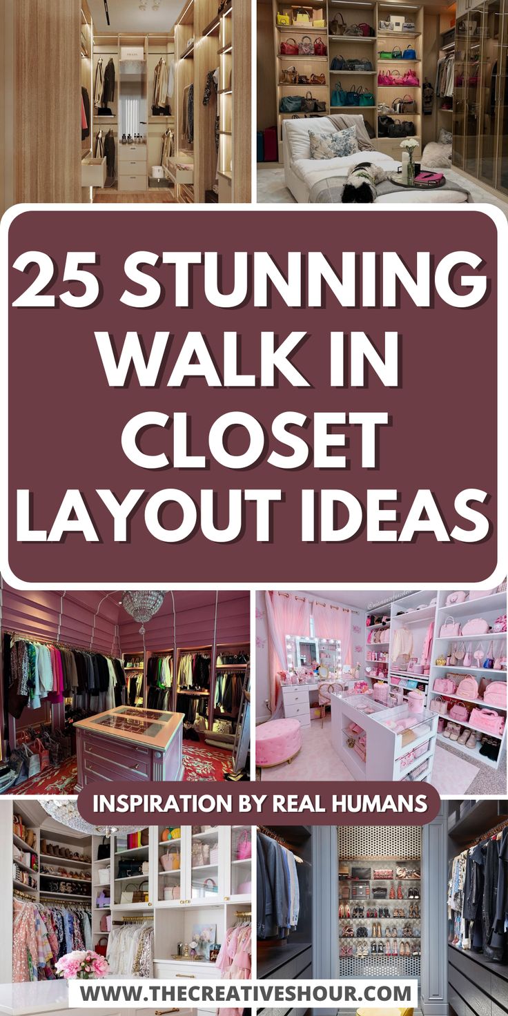 No space? No problem! Explore clever narrow walk-in closet l