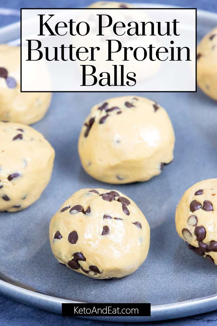 Easy Keto Peanut Butter Protein Balls Recipe. Tasty and perf