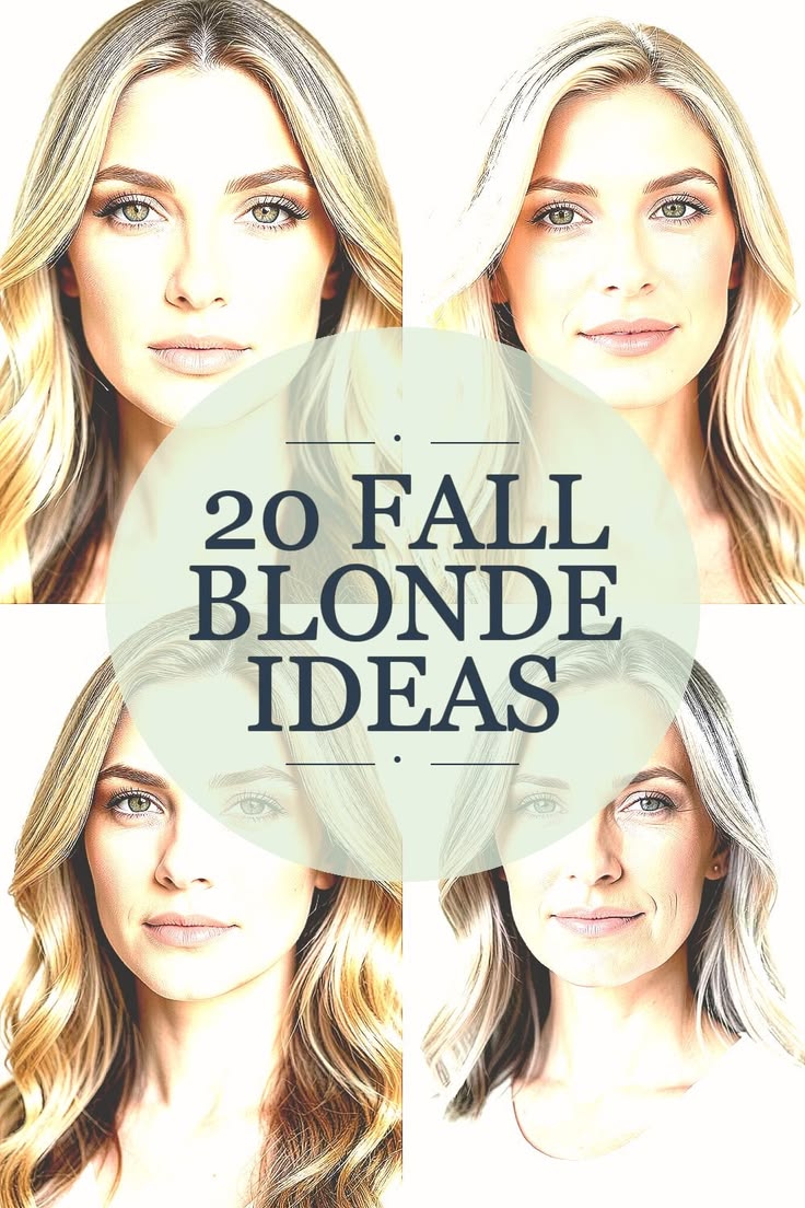 Try these beautiful fall blonde hair ideas perfect for the s