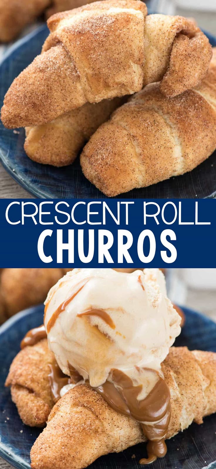 Crescent Roll Churros - Crazy for Crust