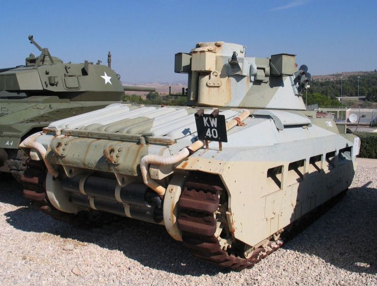 А12 infantry tank Mark II Matilda II in the Israeli tank Mus