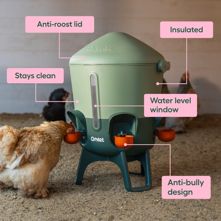 Insulated Stay Clean Chicken Waterer