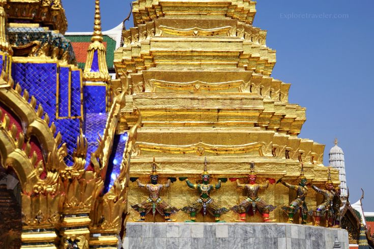 The Grand Palace at the heart of Bangkok, Thailand.
