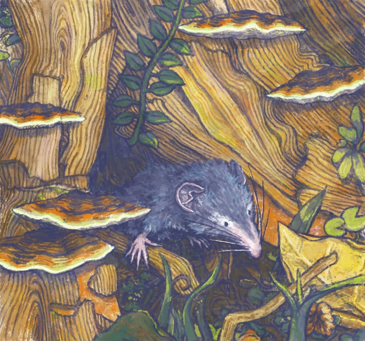 The Little Shrew - An art print by Kuan Zhu. Subjects & styl