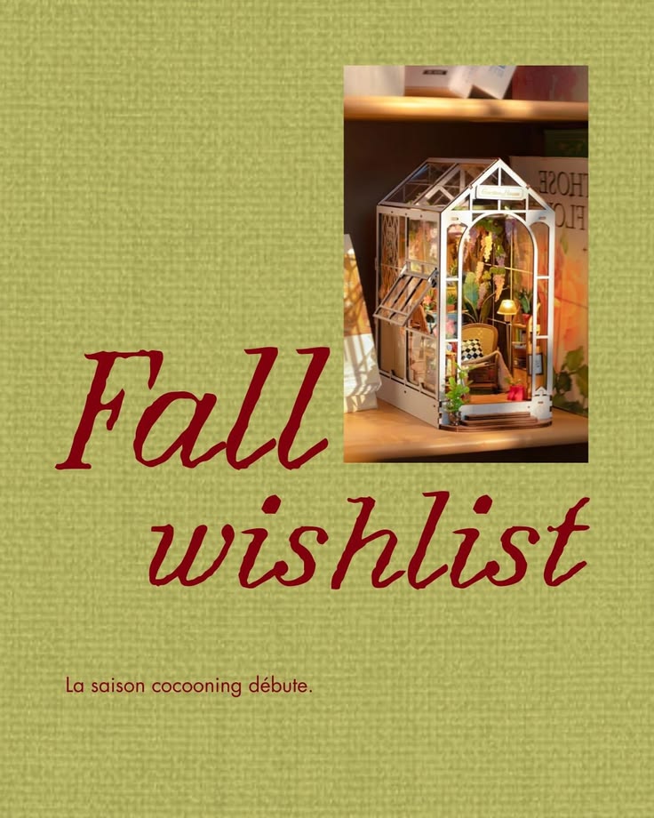 🍂 Fall wishlist 🍂
Octobre est là, et avec lui cette envie de
