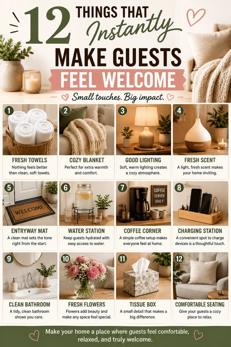 Want your guests to feel comfortable the moment they walk in
