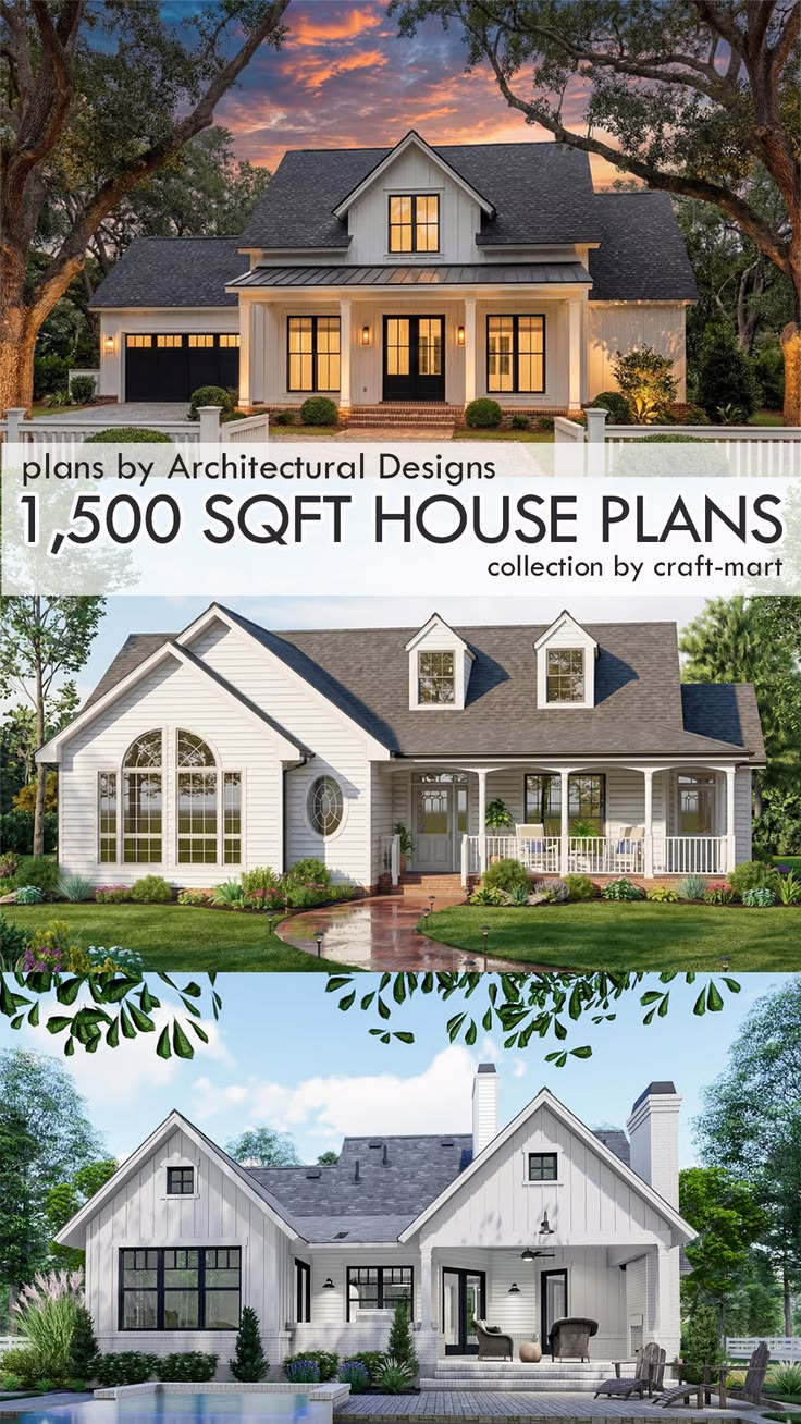 Looking for 1,500 sq ft house plans? Their popularity is rai