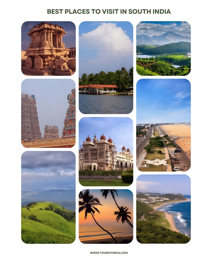 From ancient kingdoms to misty hills and tranquil backwaters