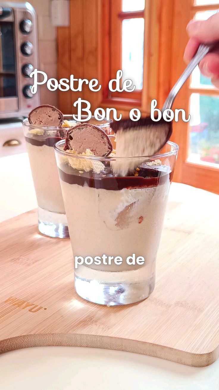 🎀 Postre de Bon o Bon
😍Queda cremoso y delicioso perfecto pa