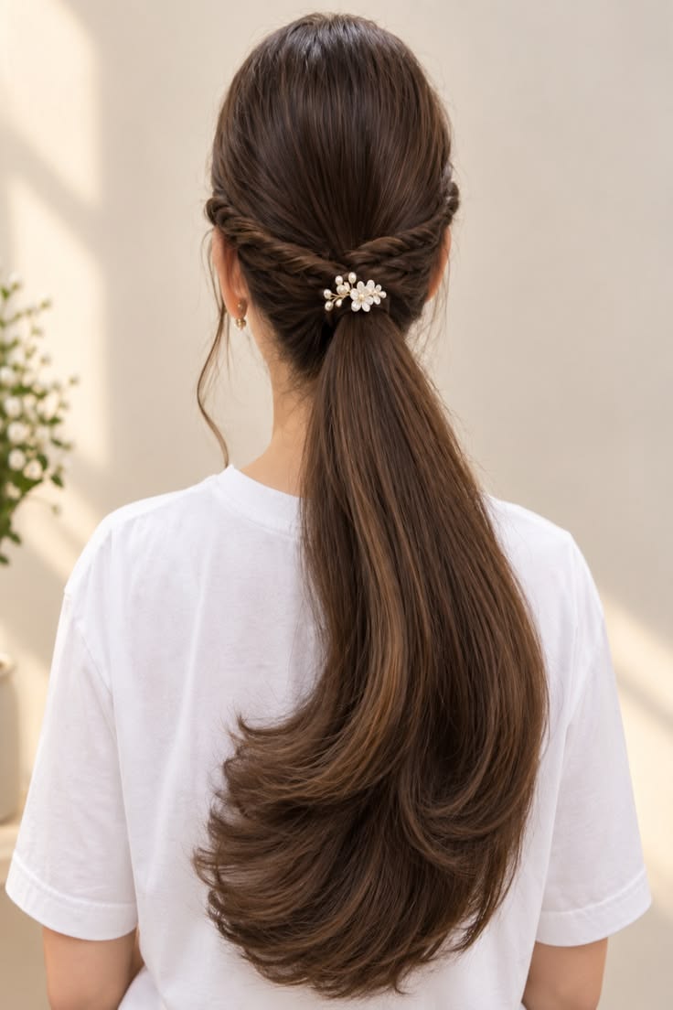 Create a timeless and feminine look with this beautiful brai
