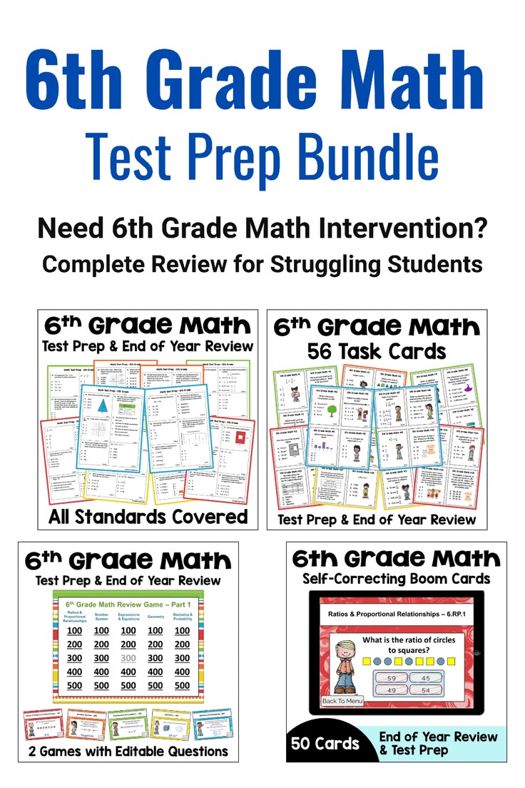 Make 6th grade math test prep simple and stress-free with th