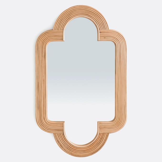 Miroir en rotin 120x73 cm, rivia Couleur naturel La Redoute 
