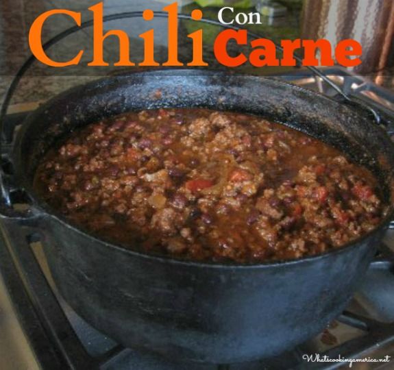 Homemade Chili Con Carne Recipe - Dutch Oven & Slow Cooker I