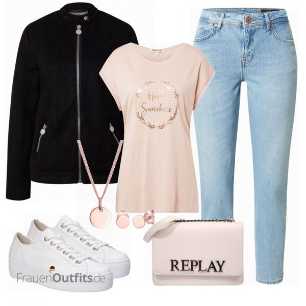 Toller Look für den Frühling Damen Outfit - Komplettes Frühl
