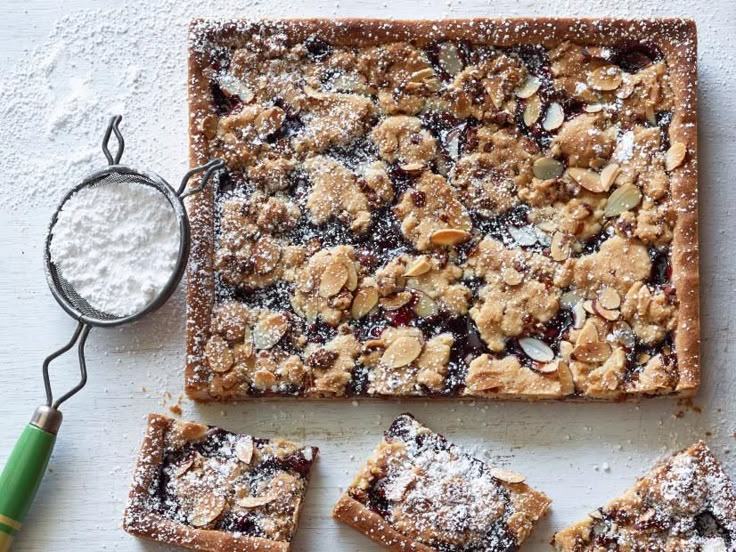 Raspberry Crumble Bars Recipe | Ina Garten | Food Network