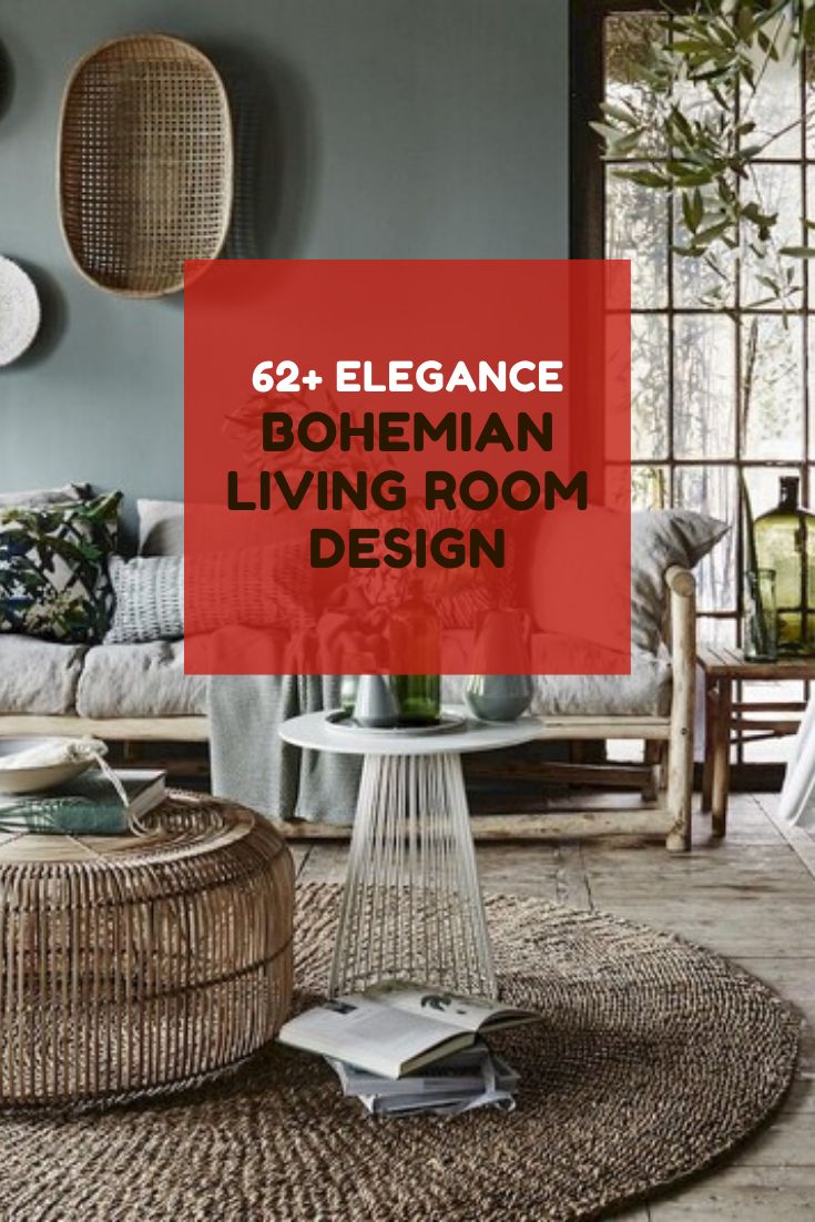 62+ Elegance Bohemian Living Room Design and Decor Ideas #li