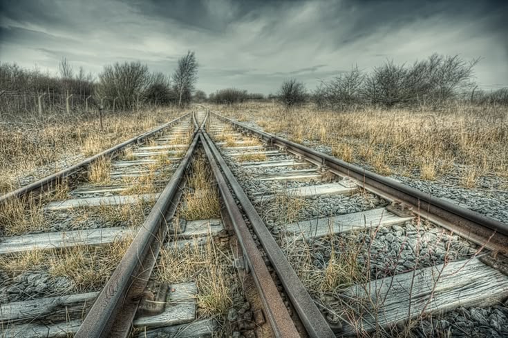 I like the soft feel to this picture. #railroad #tracks