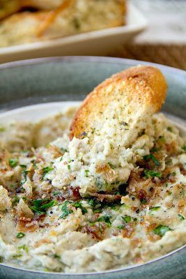 Creamy White Bean Dip with Garlic and Apple Smoked Bacon