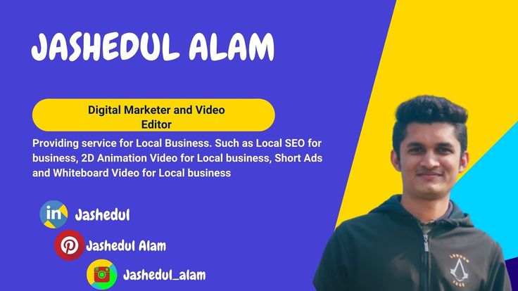 Jashedul Alam is a freelance service provider in various mar