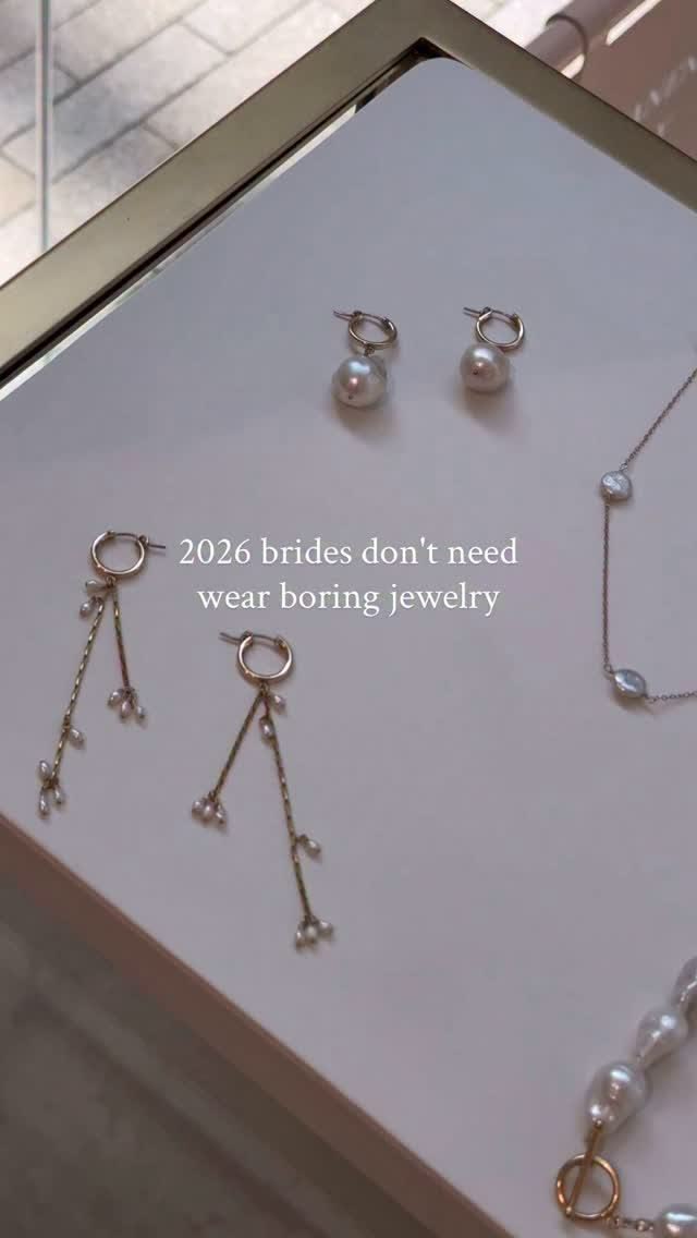 We have the prettiest collection of bridal pieces! Come shop