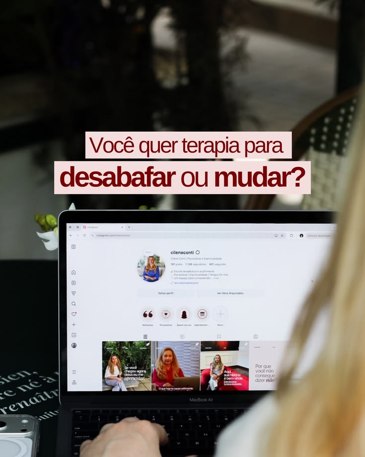 A terapia pode, sim, ser um espaço para desabafar. Mas ela n