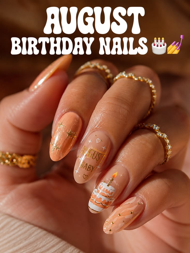 August birthdays deserve the most gorgeous nails to celebrat