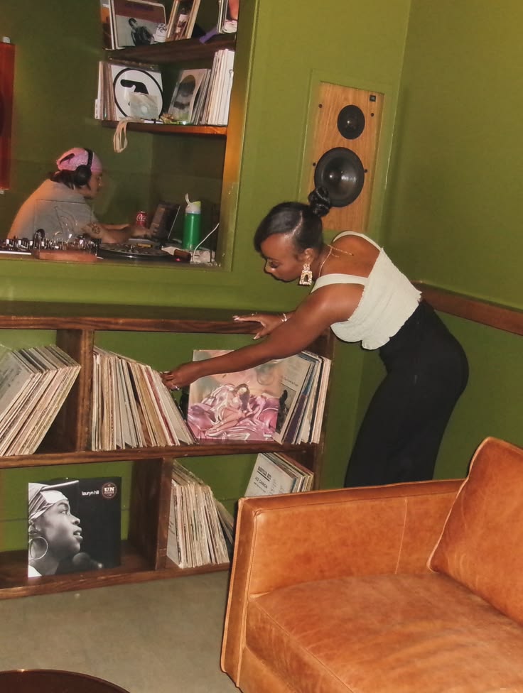 Lounge records old school 80s birthday party decor old recor