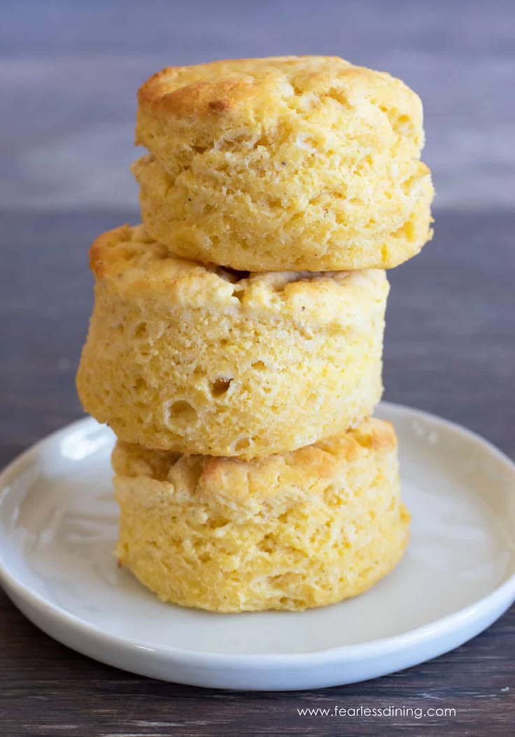 Sweet cornmeal flavor is front and center in my new flaky, f