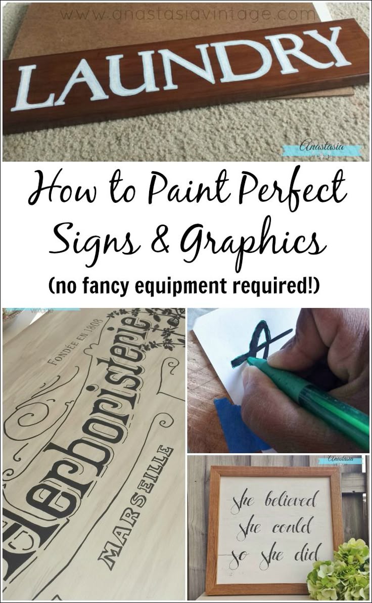 My technique for painting perfect signs and graphics - no sp