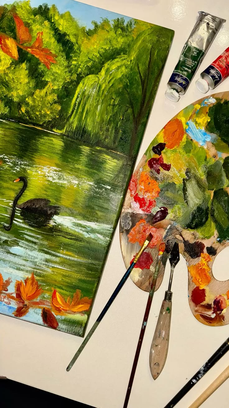painting oil painting fairy tail