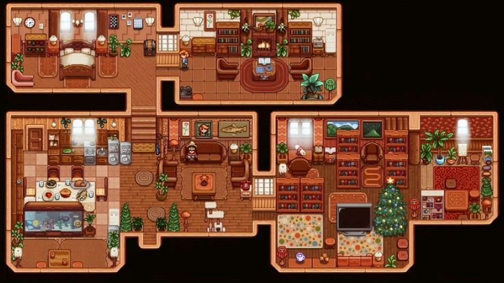 minha casinha no stardew quase pronta 🤎