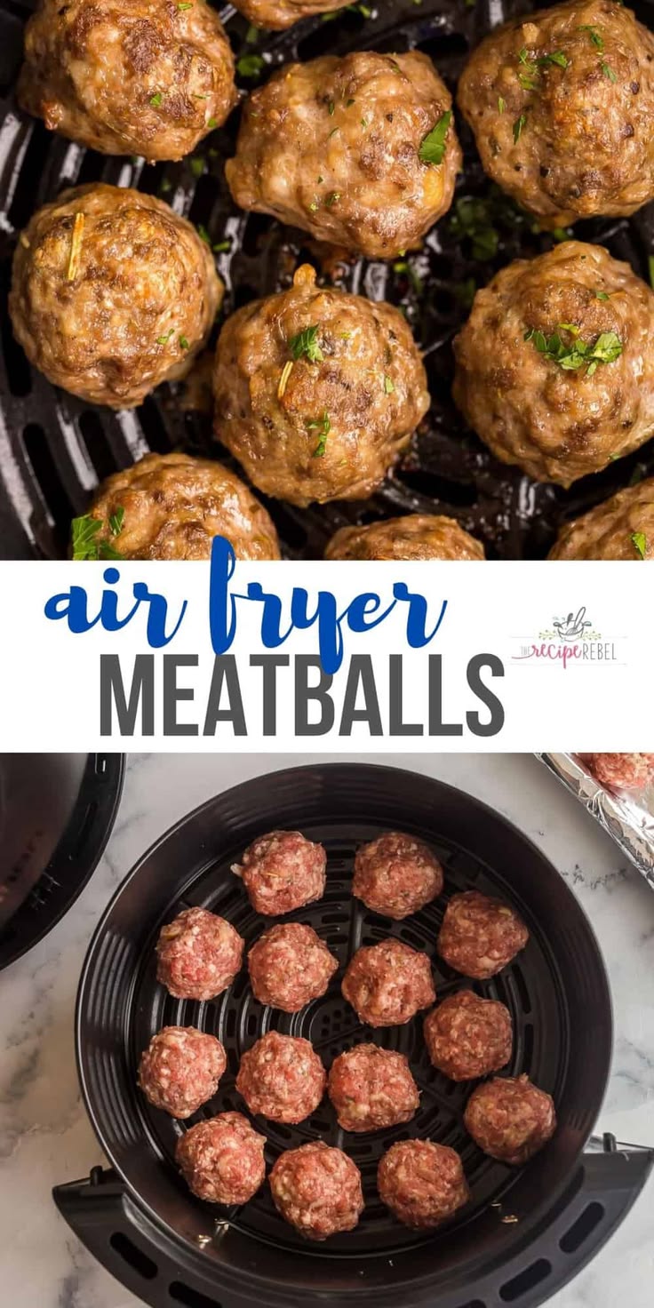 Air Fryer Meatballs