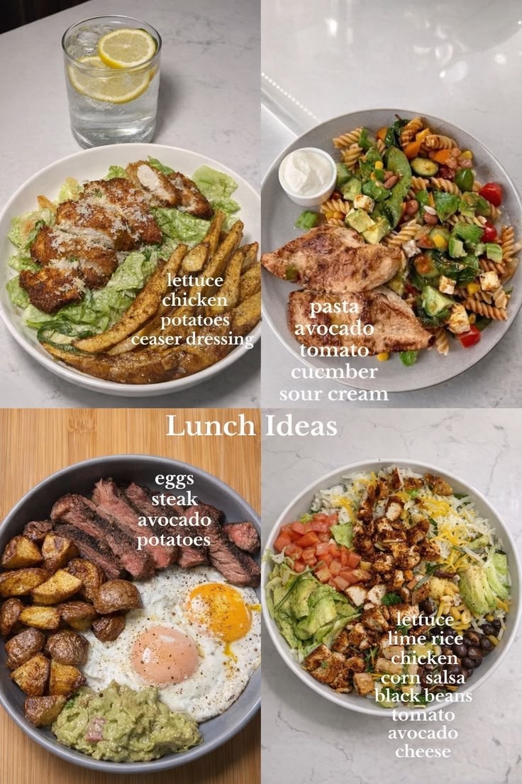 easy lunch ideas I’ve been loving lately 🍽️

keeping it simp