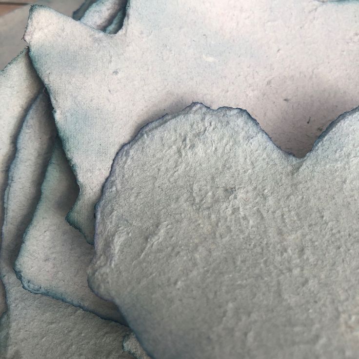 Cotton rag made from scratch & recycled paper mix 💙#handmade