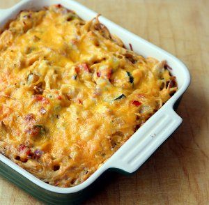 Make-Ahead Chicken Spaghetti Casserole | RecipeLion.com