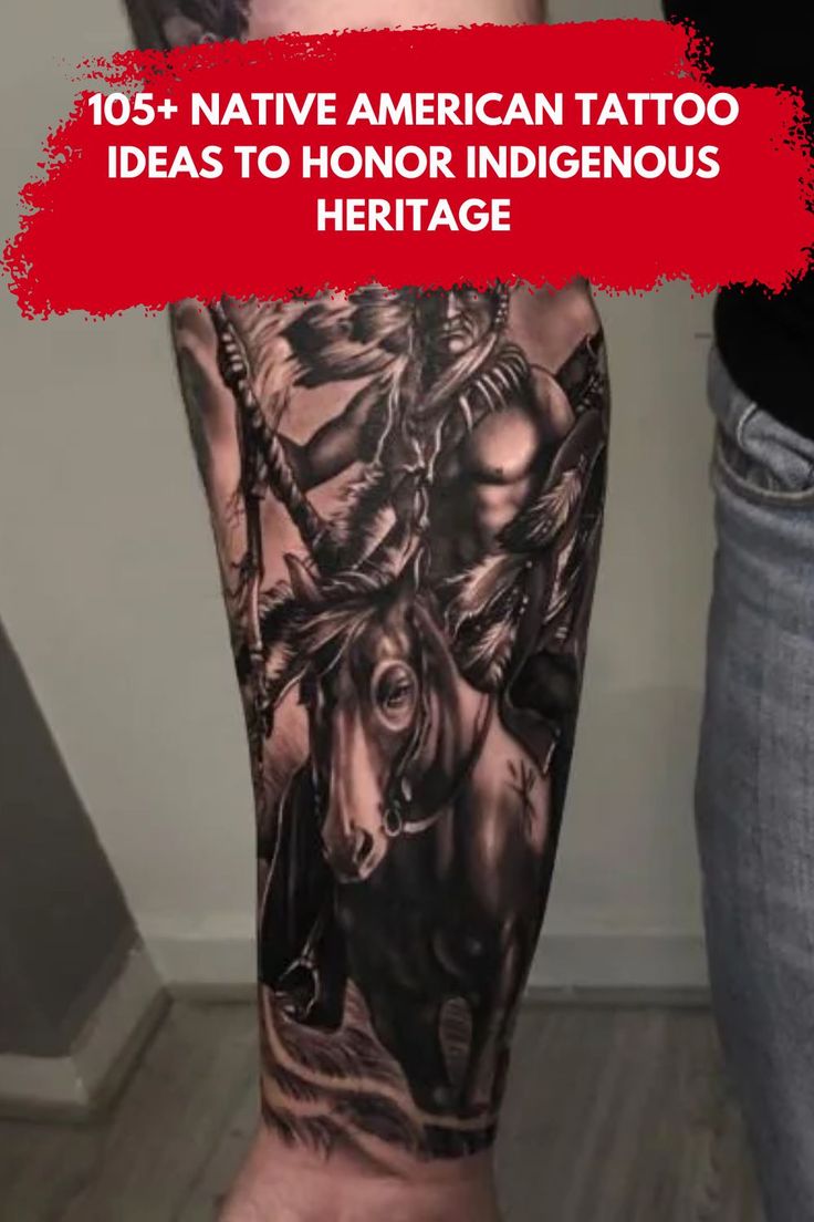 105+ stunning Native American tattoo designs that celebrate 