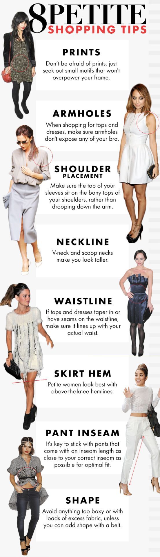 A few easy tips for the petite ladies in the house. | 41 Ins